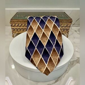 Como Collezione - Vintage Silk Tie - Made in Italy - Subtle Scale Effect, EUC